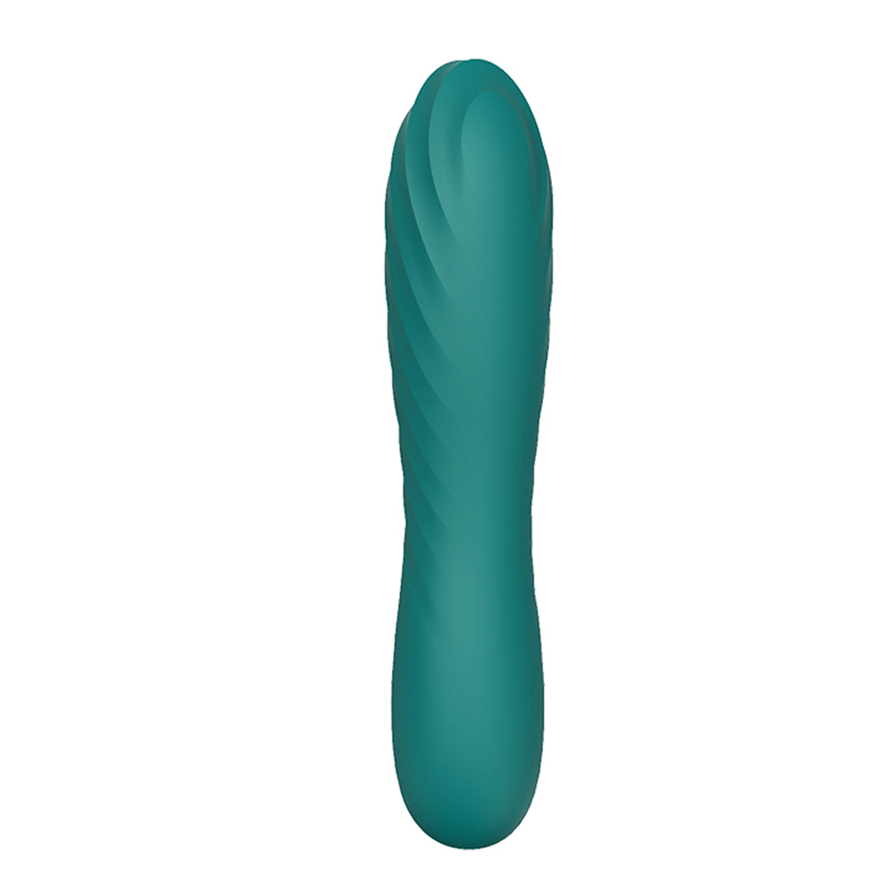 10-Mode Waterproof Rechargeable Green Silicone Vibrator - Image 8