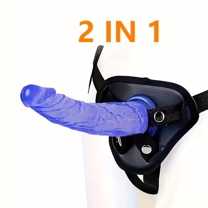 2pcs Wearable Buckle Harness with Realistic Dildo - Image 9