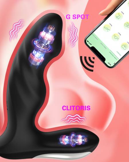 Finger-like Wiggle Prostate Massager with Remote Control