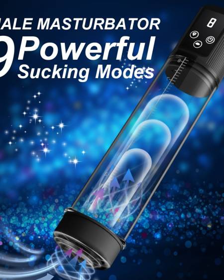 Electronic Male Masturbator and Penis Enlargement Pump