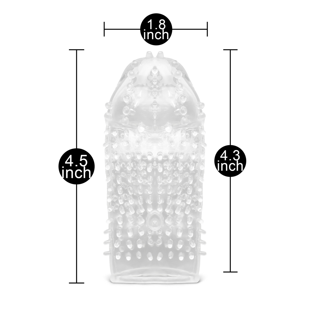 Deluxe Stretchy Silicone Sleeve with Delay Feature - Image 4