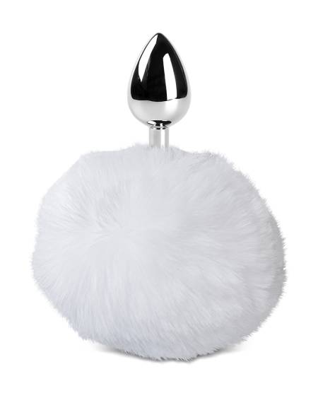 Bunny Tail Metal Plug - White