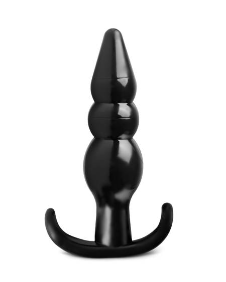Black Beaded Pleasure Plug